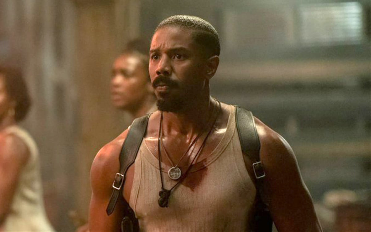 Cena do filme protagonizado por Michael B. Jordan, "Pecadores" 